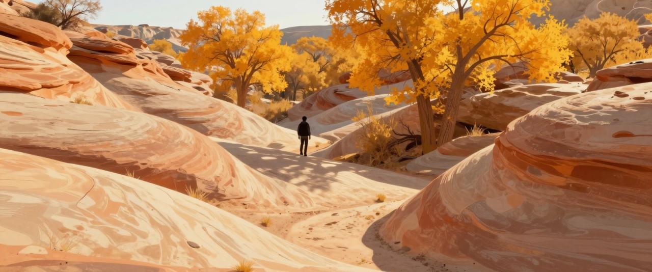 Illustrative header image for Autumn Hiking in Escalante