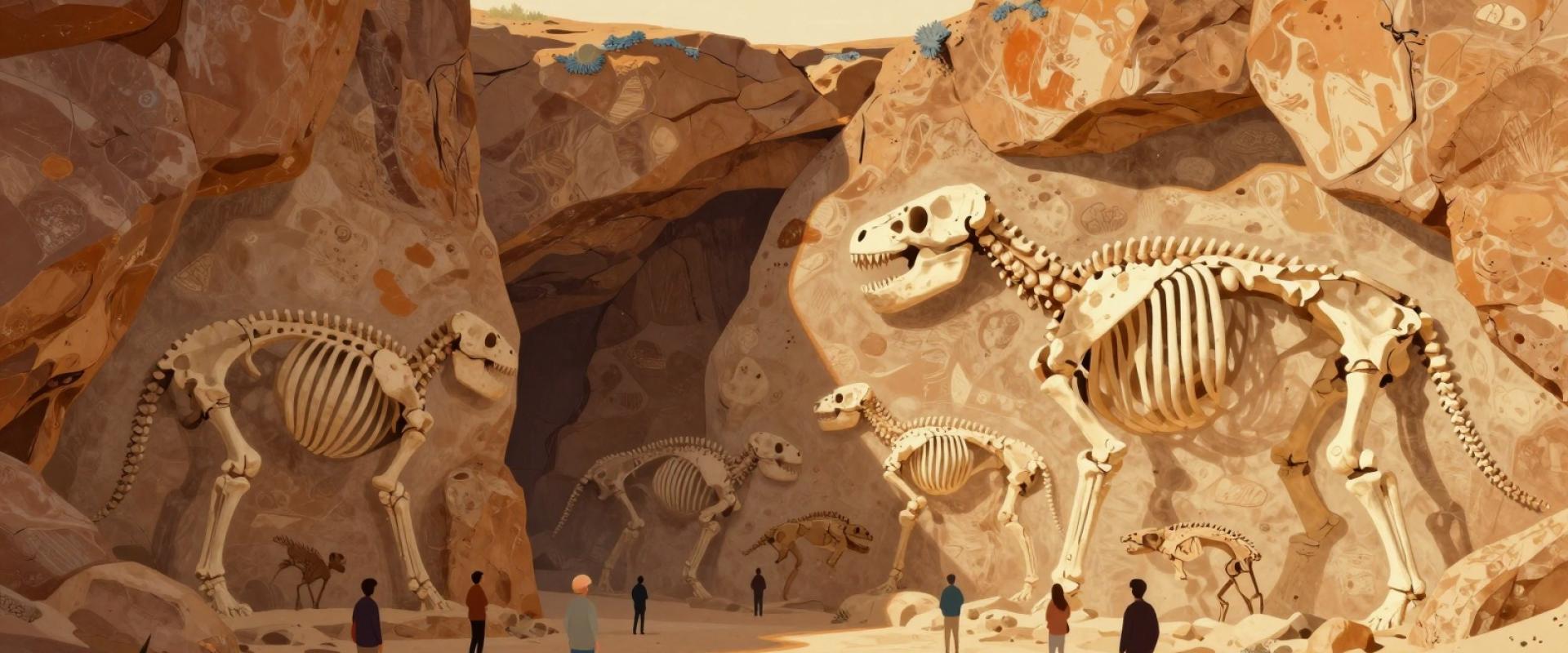 Illustrative header image for Dinosaurs & Fossils