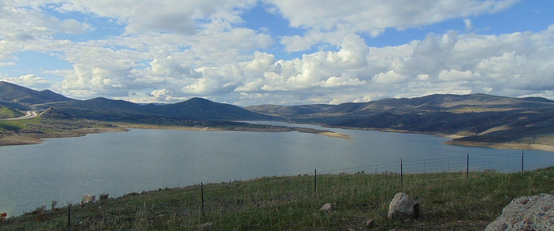 Jordanelle Reservoir in the Wasatch Back