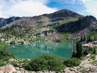 Cecret Lake in Albion Basin near Alta, Utah, in July
