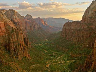 Zion Canyon from above