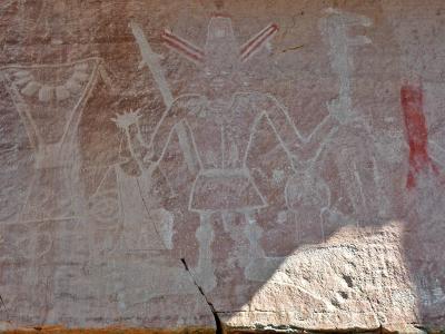 Fremont petroglyphs at McConkie Ranch