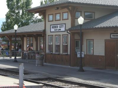 The Heber Valley Railroad depot in Heber City