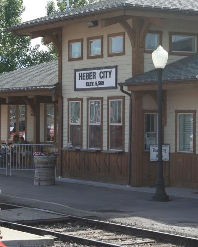 The Heber Valley Railroad depot in Heber City