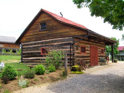 Historic cabin at Goulding's Trading Post