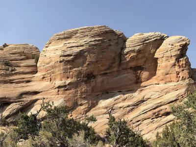 Sandstone formations at Red Fleet